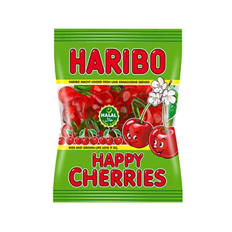 Haribo Happy Cherries / Mutlu Kirazlar, Helal / Halal, 80g